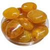 3/37MM - Galets TIKA, Ambre marbré