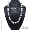 ABACUS Collier Argent Gris Noir