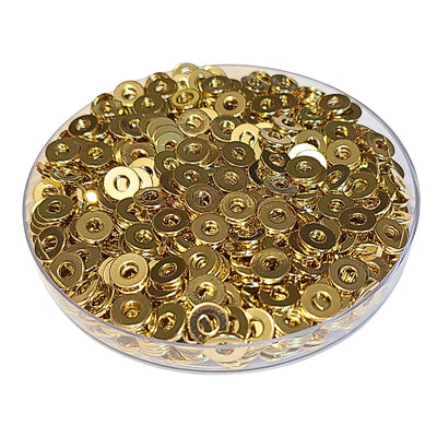 8MM - Rondelles dorées