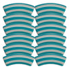 Tubes incurvés DESIGN - Motif Rayures 12MM - Pacific