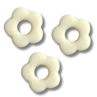 3- Fleur BABY Capucine Blanc cassé - 20mm
