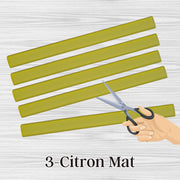 3- Citron mat, sangle plate en silicone