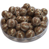 423 - Boules acryliques Rayées Irisées - Choco Café