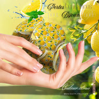 MOON 1030B- Palet lune incurvé DESIGN - Motif Citrons