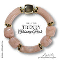 TRENDY Bracelet Shinny Pink