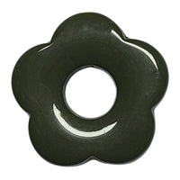 42- Fleur Capucine Vert militaire foncé- 27mm