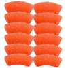 435 - Tubes incurvés Sucrés 14MM, Orange Fluo