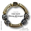 TRENDY Bracelet Shinny Léo/nougat