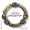 TRENDY Bracelet Goldy Léo/nougat