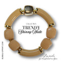 TRENDY Bracelet Shinny Nude