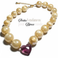 12- Coeur Heartline,  Terra Cotta marbré