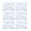 49 - Tubes incurvés Quartz blanc marbré 8MM