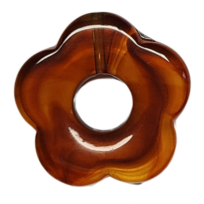 49- Fleur Capucine Caramel- 27mm