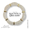 KIT bracelet collection MAGNOLIA - Blanc marbré