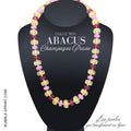 ABACUS Collier Champagne Prune