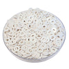 8MM - Rondelles - Blanc brillant