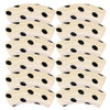 401 - Tubes incurvés DESIGN - Motif Pois Blanc cassé 12MM