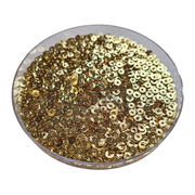 4MM- Rondelles brossées, plaqué or, réf PLO-10