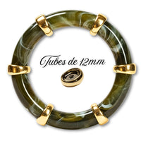 Séparateurs incurvés et creusés en CCB, doré Réf CCB54