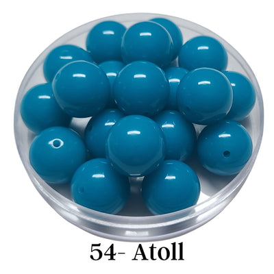 54 - Boules acryliques brillantes Atoll 20MM