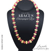 ABACUS Collier Champagne Rose