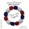 ALLEZ les BLEUS !  Bracelet enfant Baby Ice Cube Tricolore