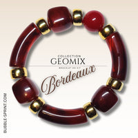 KIT bracelet collection GEOMIX - Bordeaux