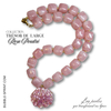 TRESOR du LARGE collier Rose poudré