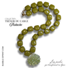 TRESOR du LARGE collier Pistache