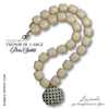 TRESOR du LARGE collier Pois Sablé