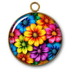 58 - Pendentif "Intemporel" -  Fleurs
