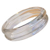1 - Bracelet acrylique interchangeable rainuré - Transparent