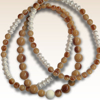 219 - Boules acryliques Nude Caramel 20MM