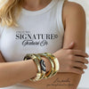 KIT bracelet collection SIGNATURE - Paillettes dorées