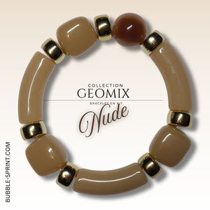 KIT bracelet collection GEOMIX - Nude