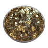 6MM- Rondelles brossées, plaqué or, réf PLO-11
