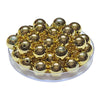 205 - Boules acryliques brillantes Dorées 16MM