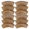 77 - Tubes incurvés Beige marbré 12MM