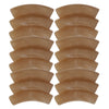 77 - Tubes incurvés Beige marbré 8MM