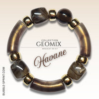 KIT bracelet collection GEOMIX - Havane