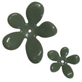 6 - Fleurs courbées de Sakura, Militaire Foncé marbré