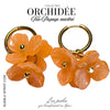 Créoles Trio d'Orchidées - Papaye marbré