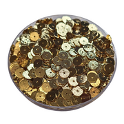 8MM- Rondelles brossées, plaqué or, réf PLO-12