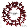 NIAGARA Collier Grenat