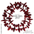 NIAGARA Collier Grenat
