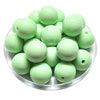 99 - Boules acryliques brillantes Vert d'eau 20MM