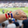 ALLEZ les BLEUS !  Bracelet enfant Miny Tricolore