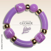 KIT bracelet collection GEOMIX - Lilas