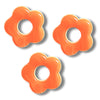 9- Fleur BABY Capucine Tangerine marbré - 20mm