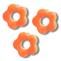 9- Fleur BABY Capucine Tangerine marbré - 20mm
